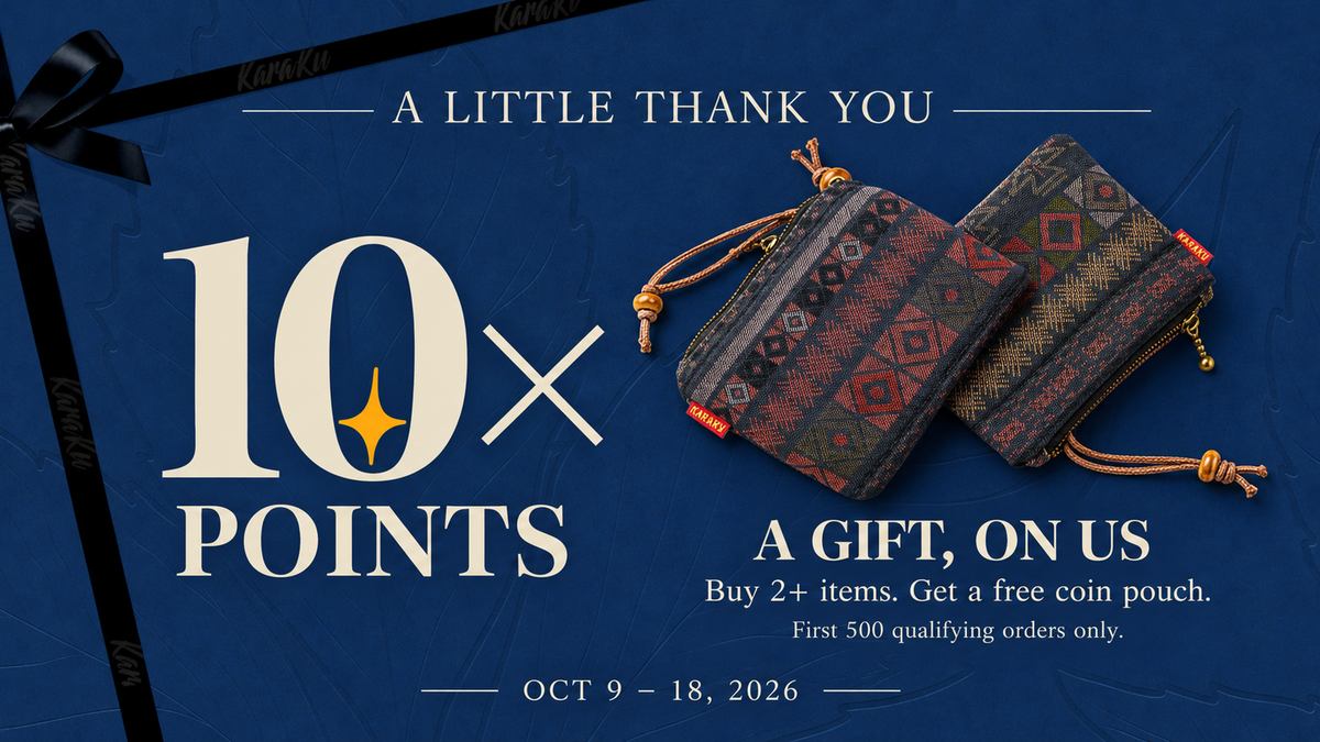 A LITTLE THANK YOU — 10× POINTS & A GIFT, ON US.