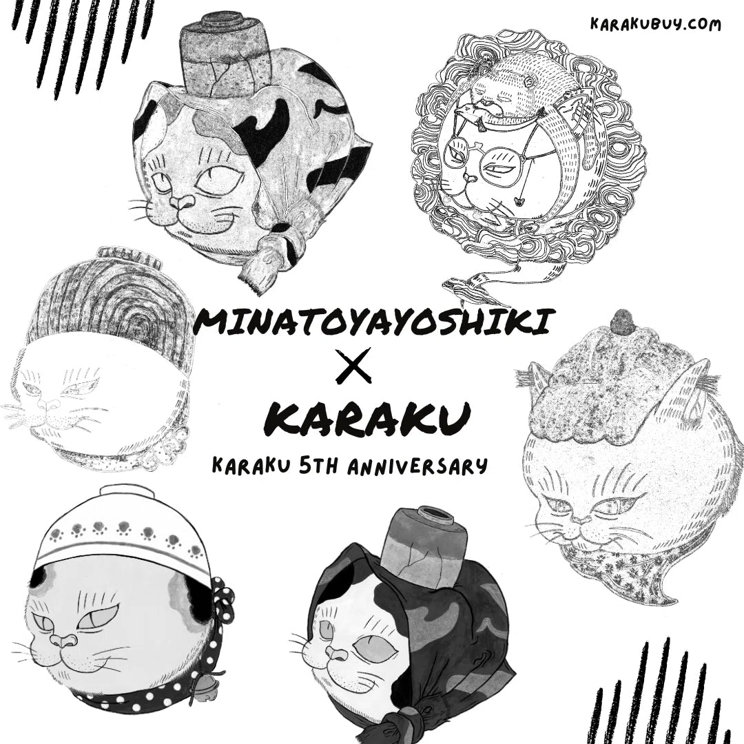 [KARAKU X MINATOYAYOSHIKI] 5th anniversary collaboration items to be released!