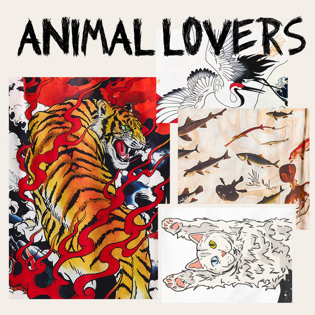 Animal Lovers’ Ultimate Guide: Japanese-Inspired Hawaiian Shirts with Cats, Cranes & More