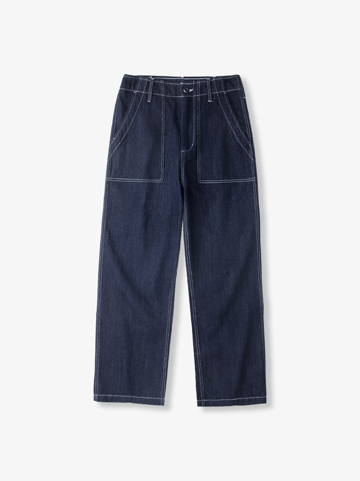 Vintage Workwear Baker Pants Denim Wabash Stripe Trousers