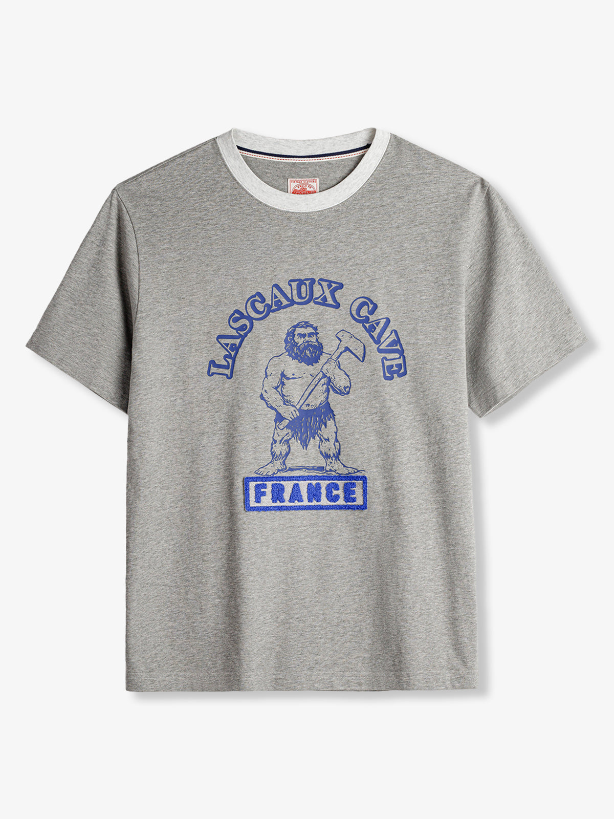 Vintage France Graphic Cotton Crew Neck T-Shirt