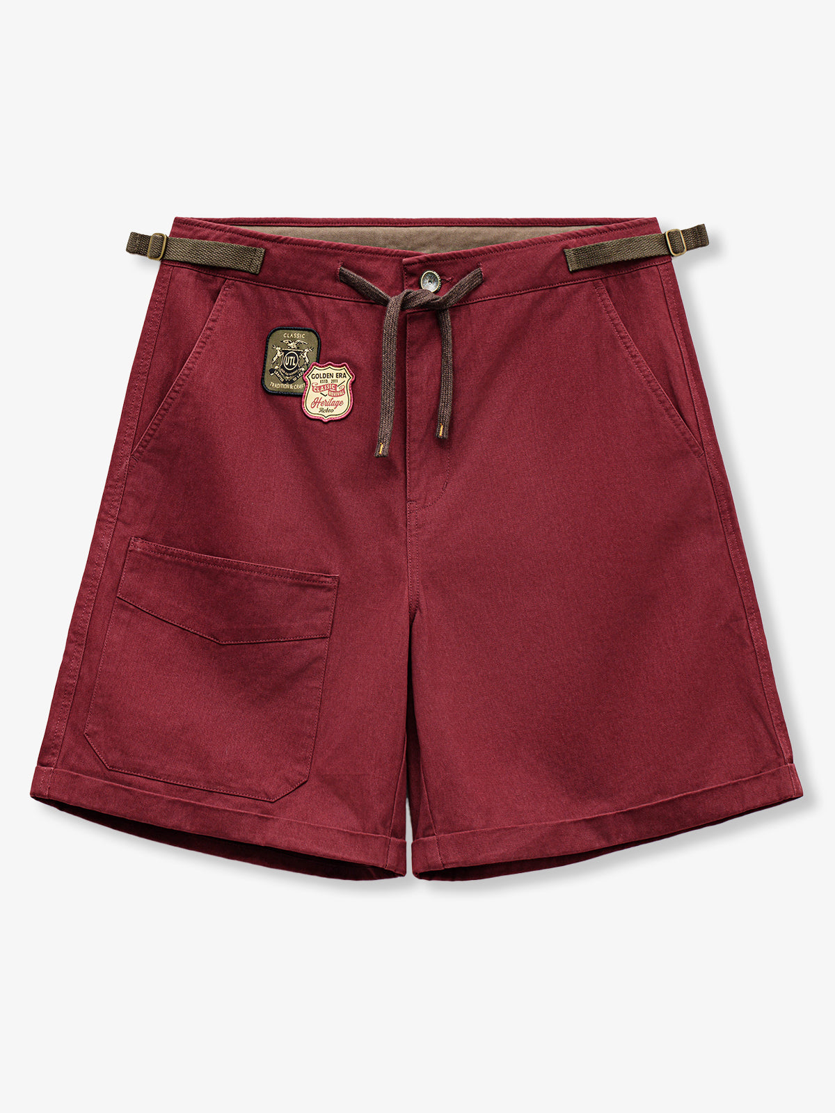 Relaxed Straight-Leg Workwear Shorts