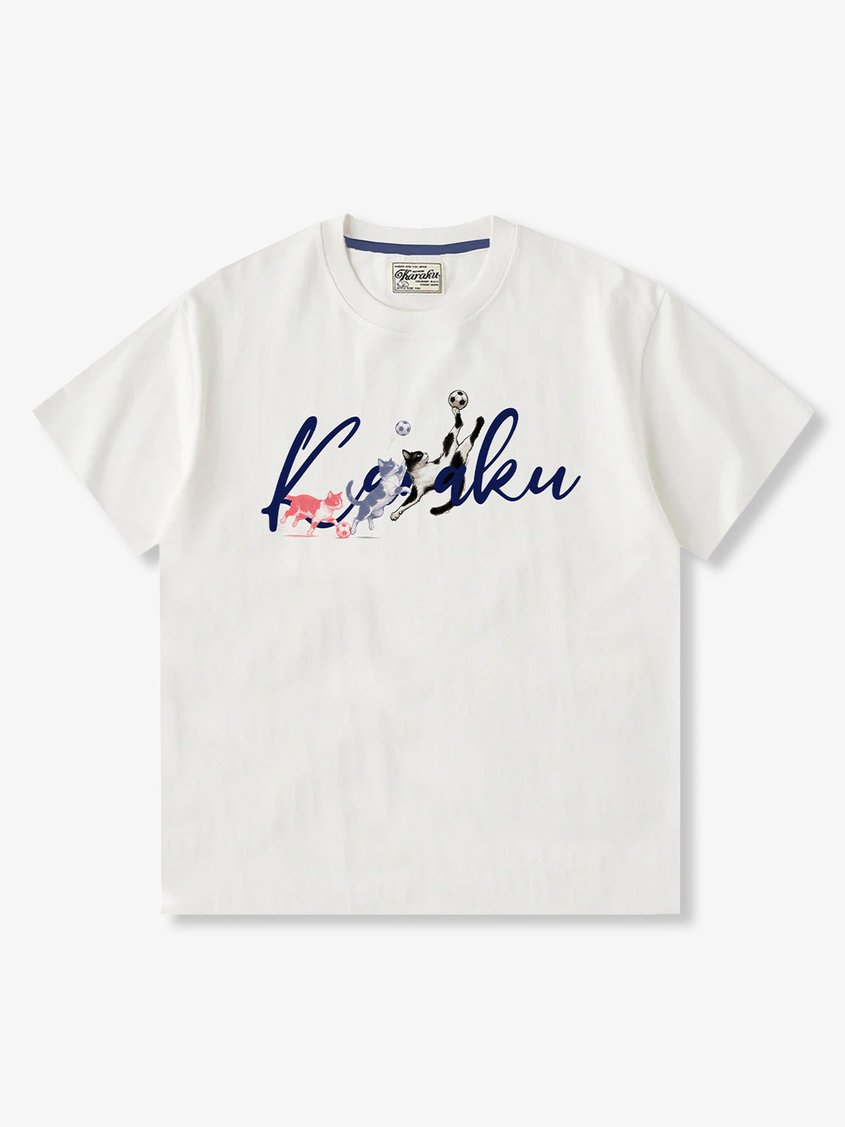 [Pre-order] Soccer Cats Motion Sequence Graphic T-Shirt