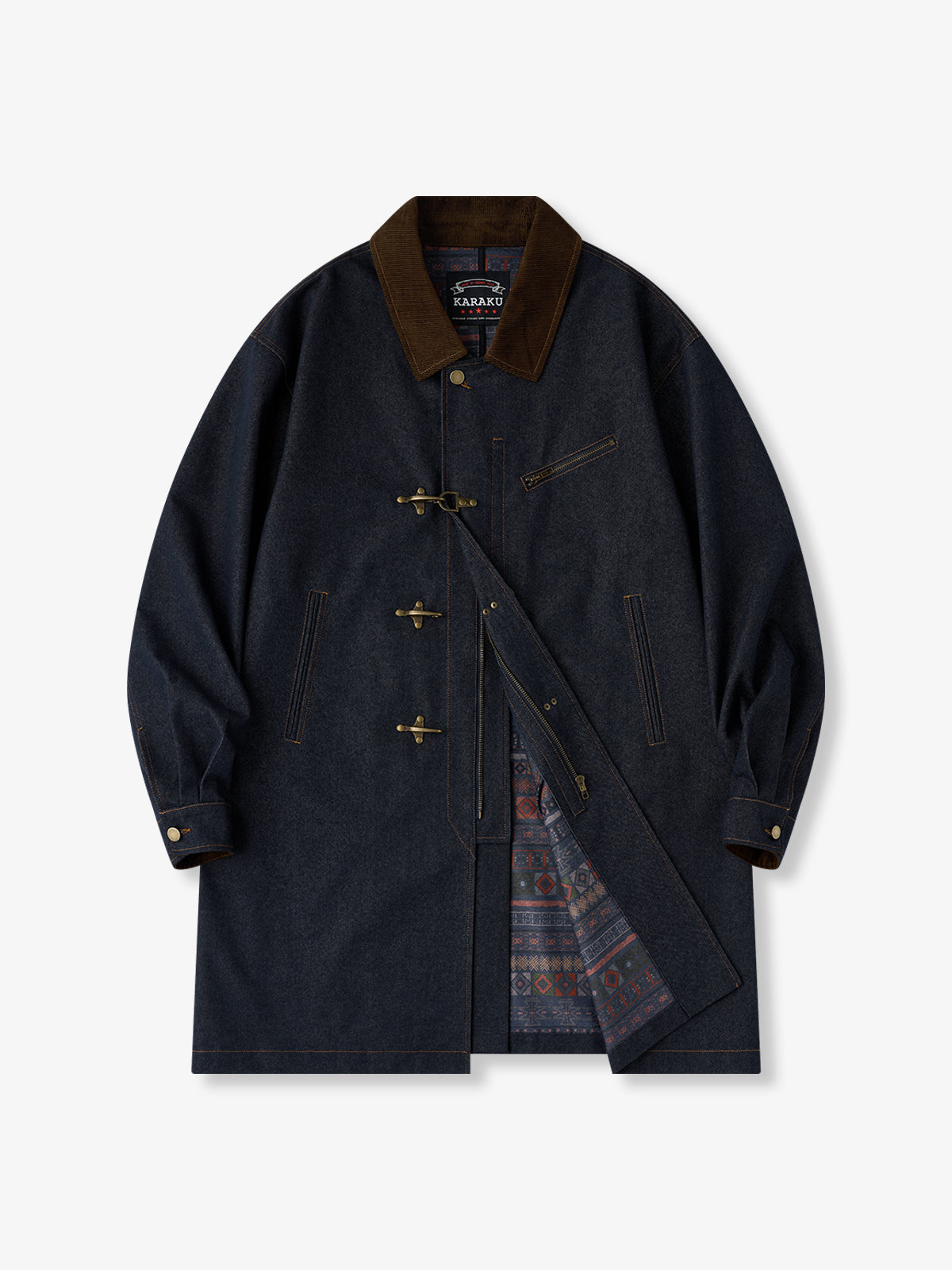 Heritage Denim Duster Coat