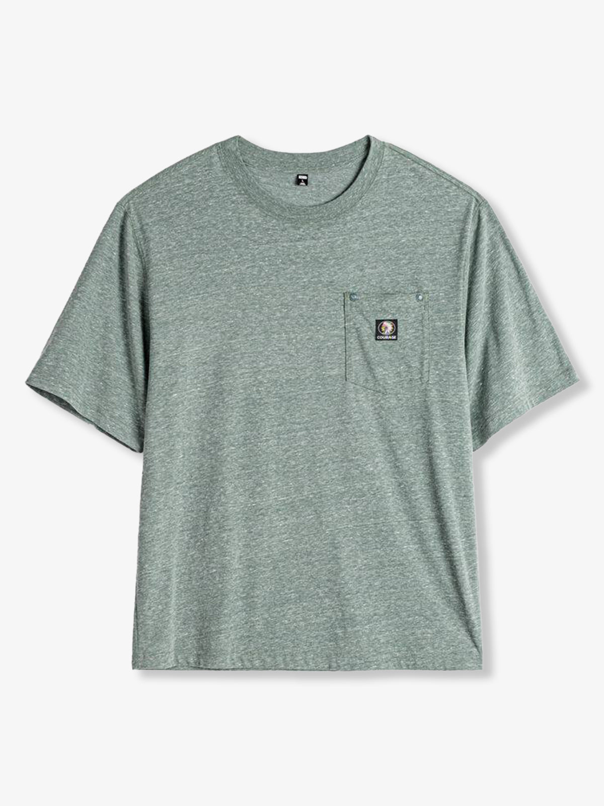 Outdoor Pocket Heather Cotton Blend T-Shirt