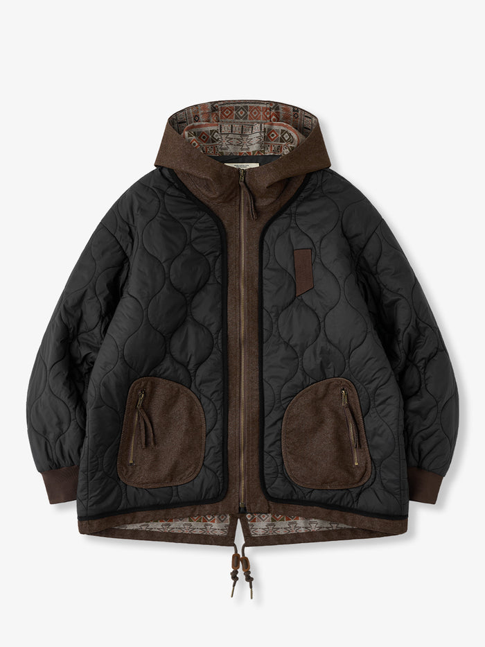 [Pre-Order] Faux-Layered Quilted Puffer Jacket