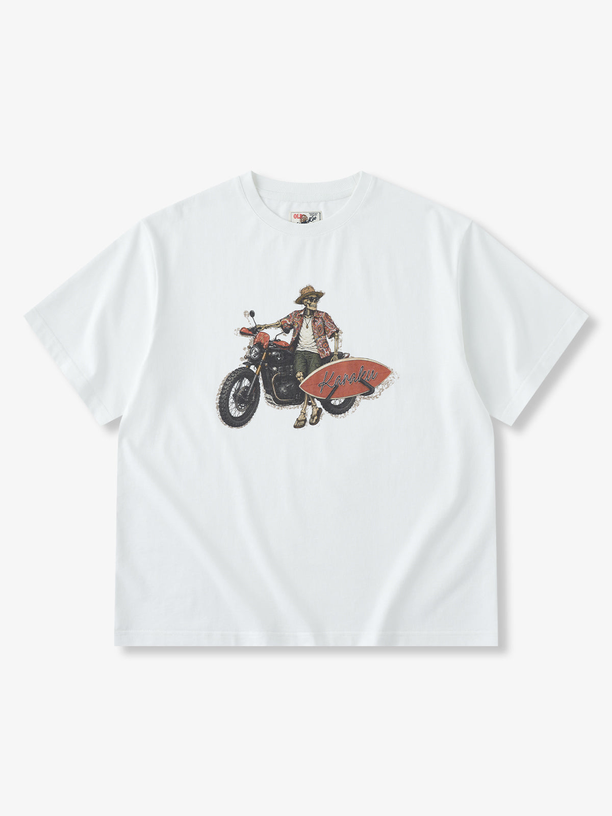 [Pre-order] Skull Vacation Graphic Cotton T-Shirt