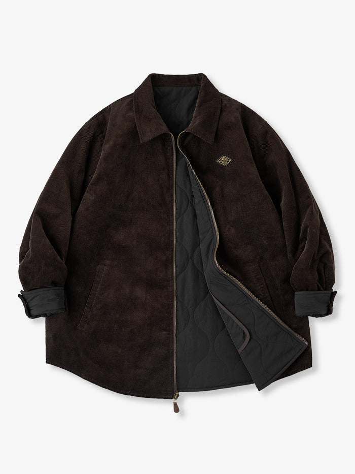 [Pre-Order] Reversible Corduroy and Quilted Jacket