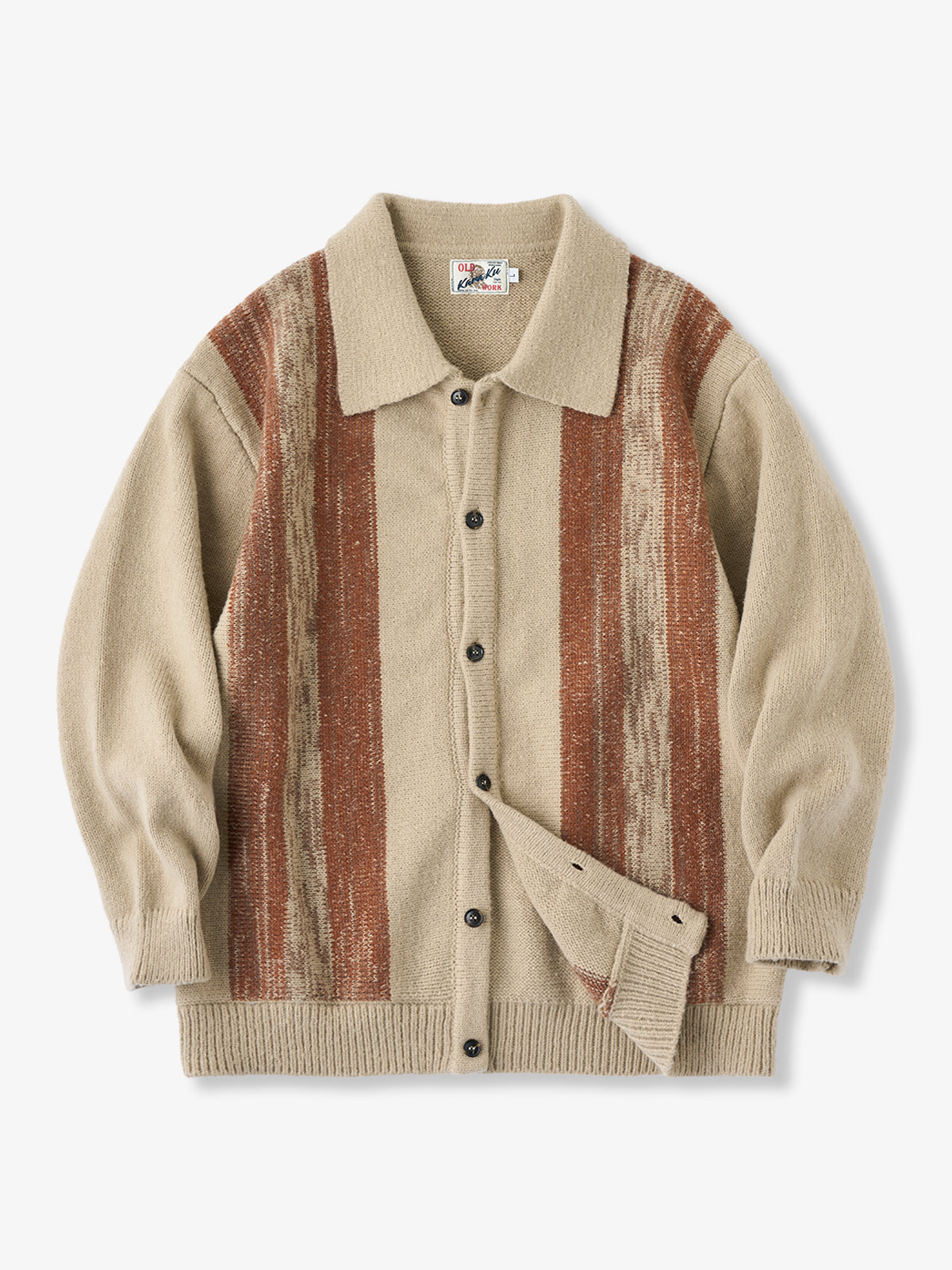 [Pre-Order] Vintage Stripe Collared Cardigan