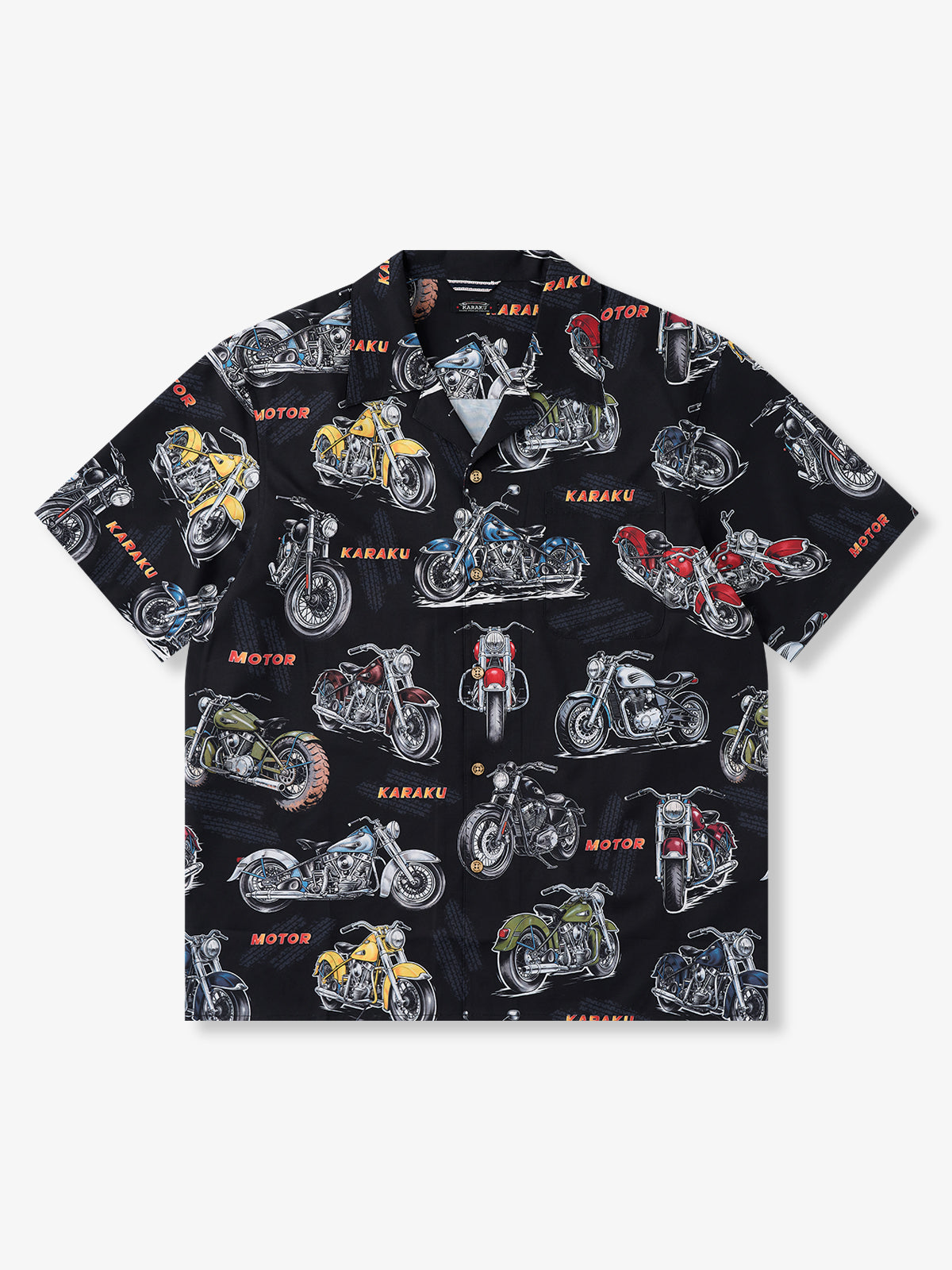 Vintage Motorcycle Culture Aloha Shirt