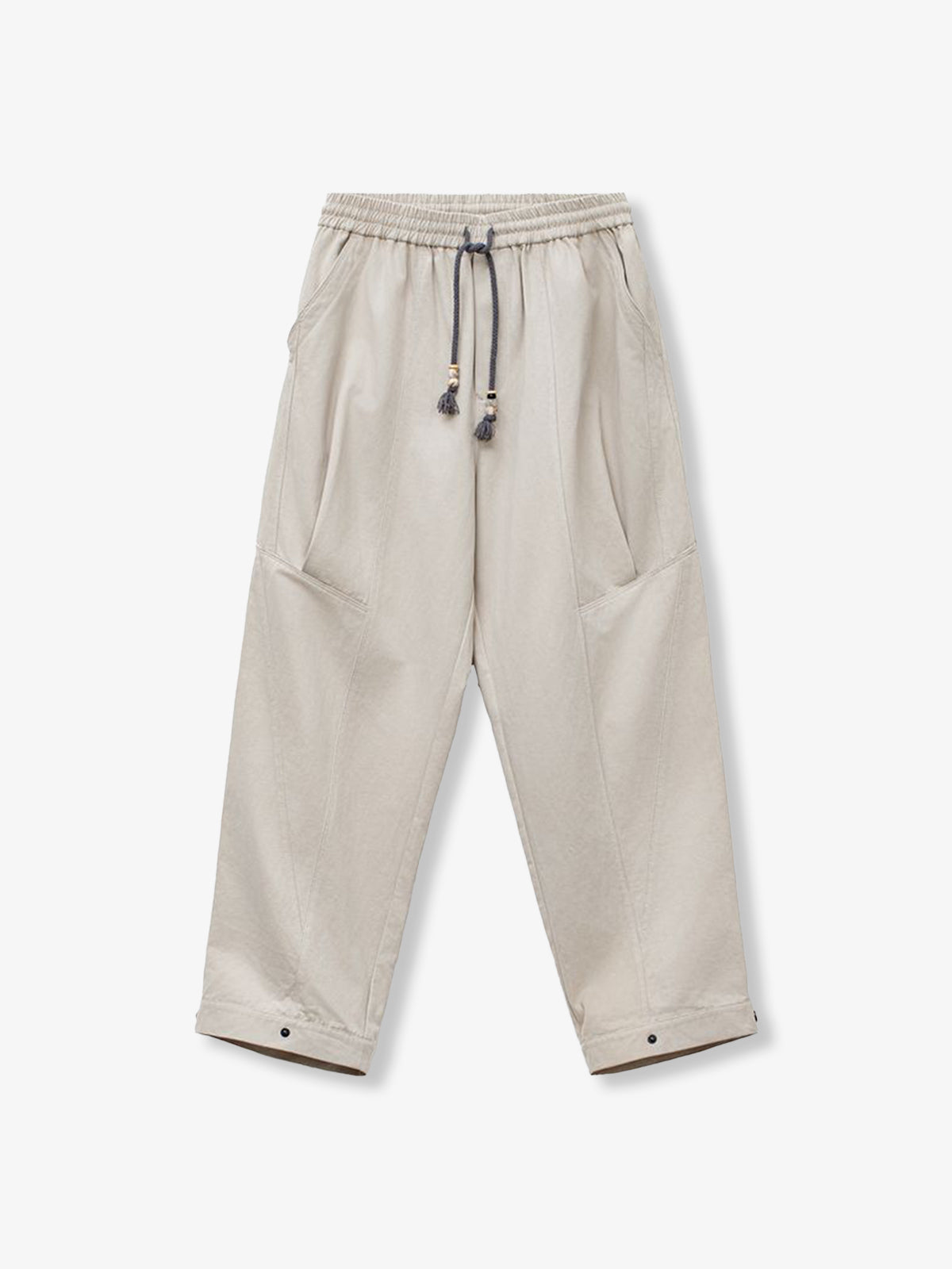 Heavyweight Cotton Wide-Leg Pants