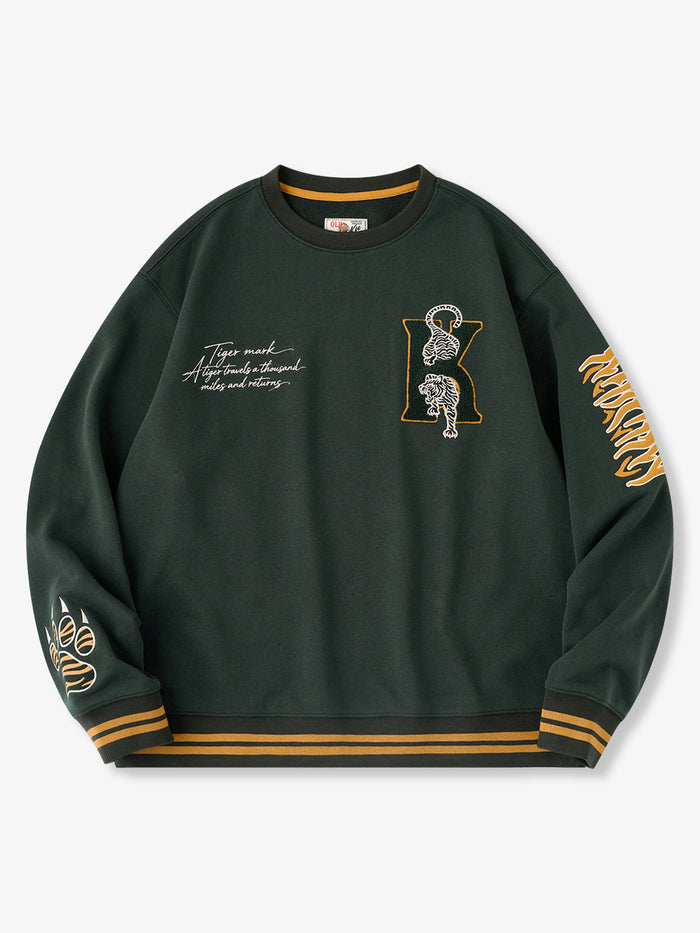 Tiger in the K Crewneck Sweatshirt
