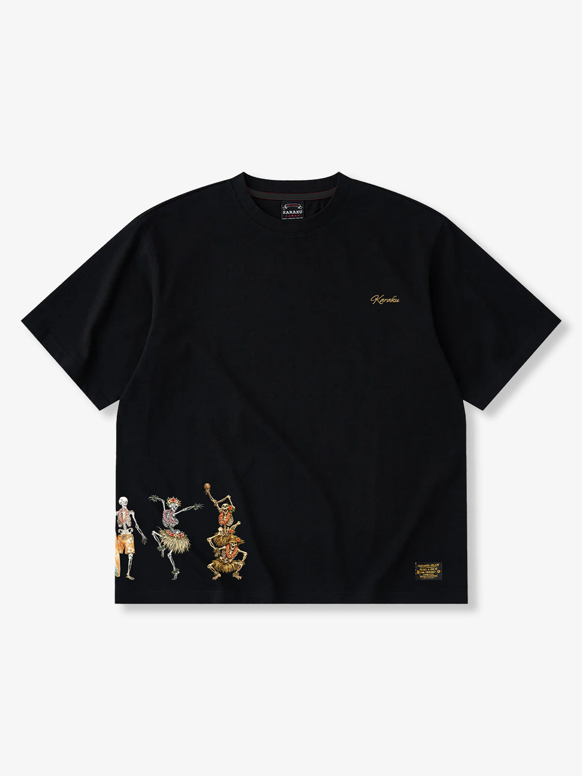 [Pre-order] Summer Holiday Skeleton Print Cotton Tee