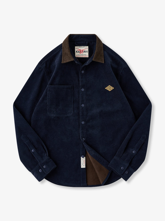 [Pre-Order]Fleece-Backed Corduroy Work Shirt