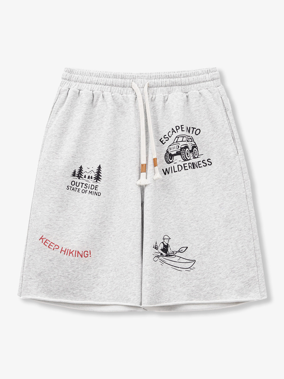 Vintage Washed Graphic Terry Shorts