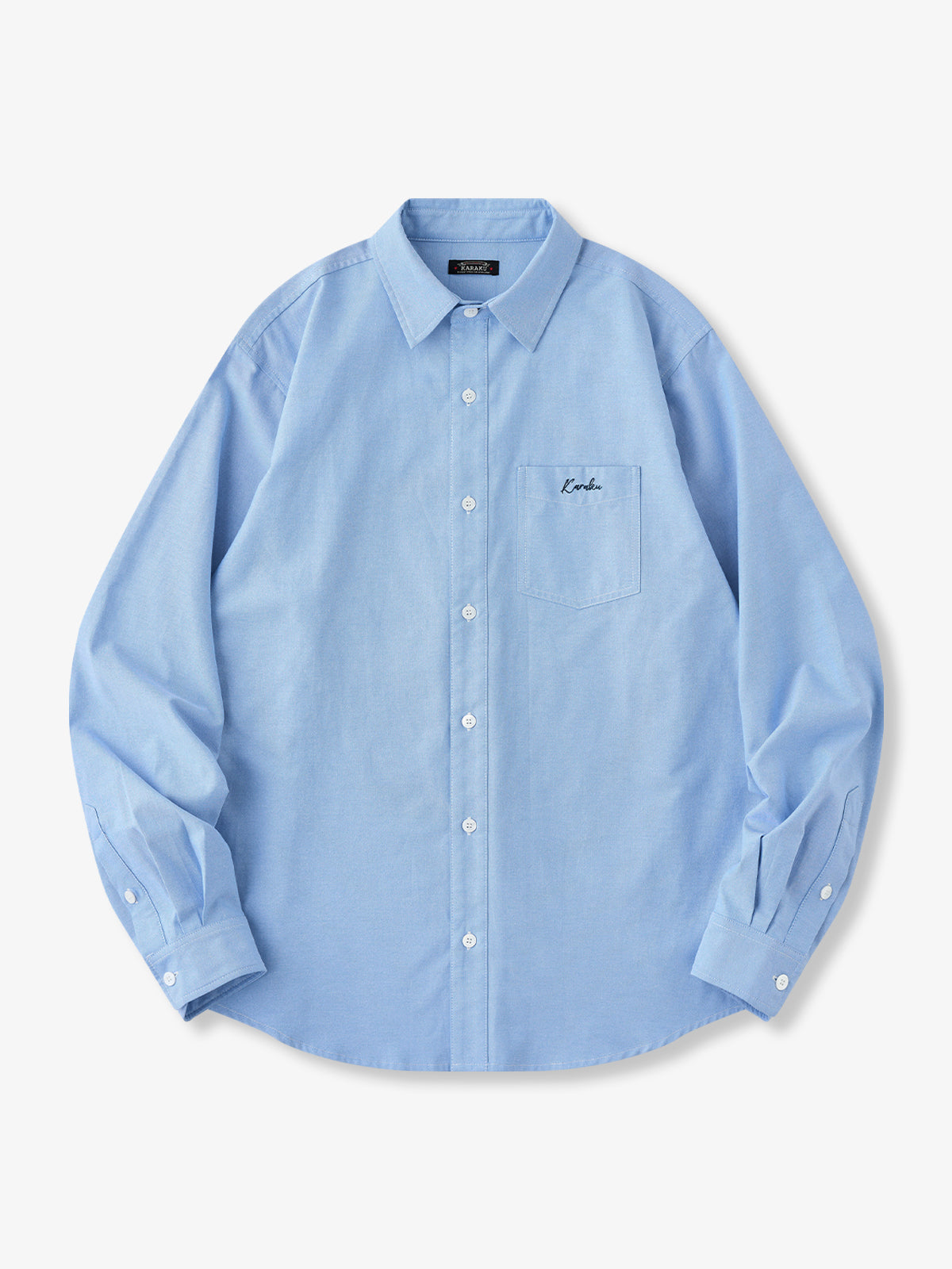 [Pre-order] KARAKU Embroidered Long Sleeve Oxford Shirt