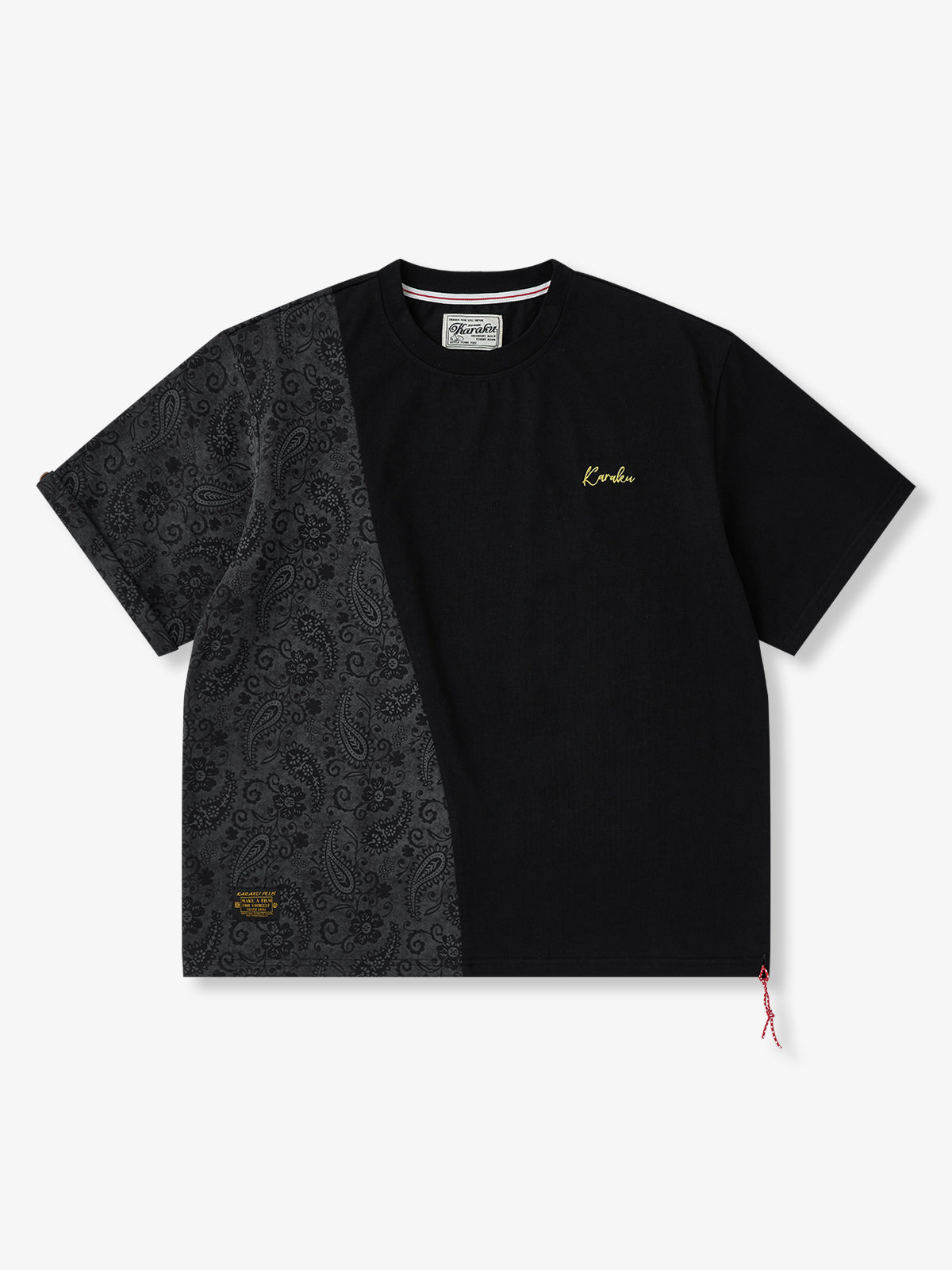 [Pre-order] Heritage Paisley Patchwork Cotton T-Shirt