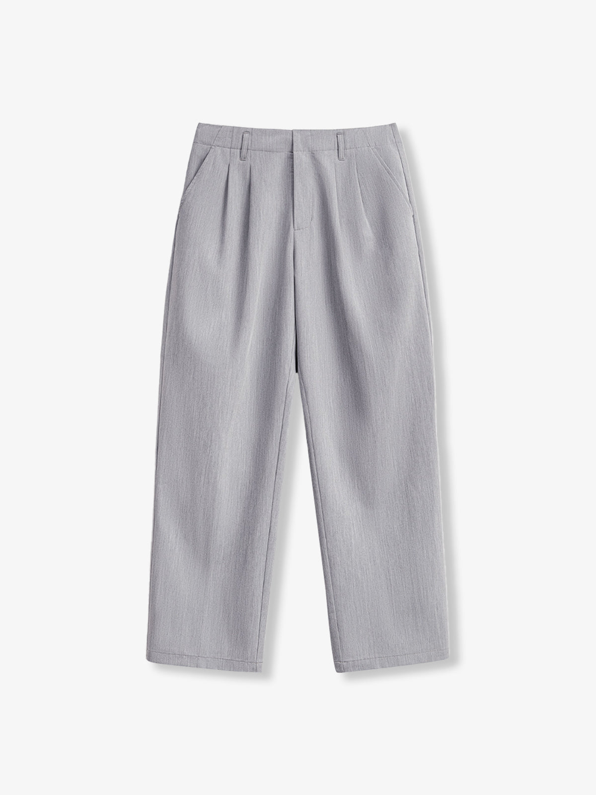Relaxed Straight-Leg Tailored Trousers