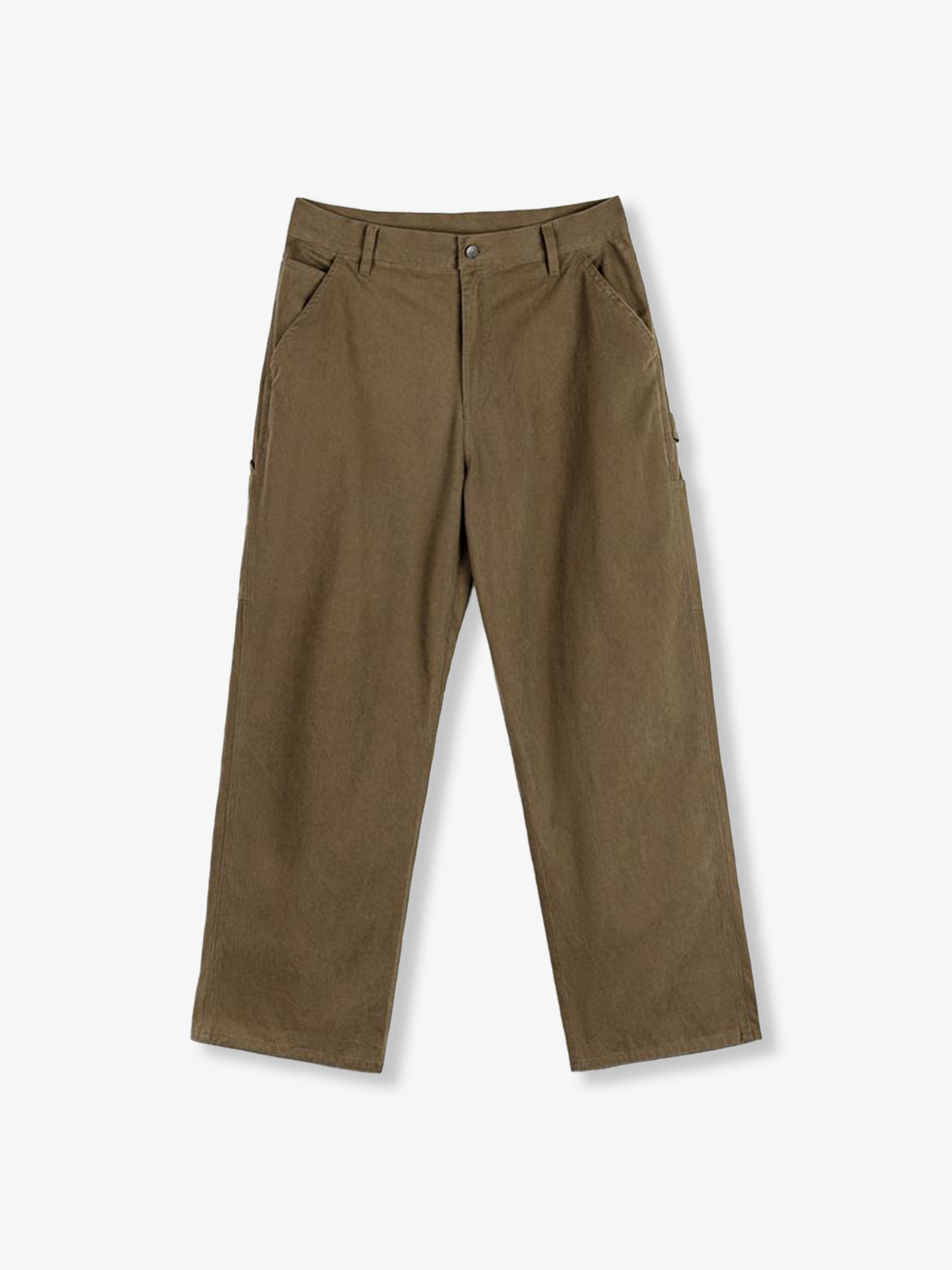 Vintage Washed Straight-Leg Cotton Jeans