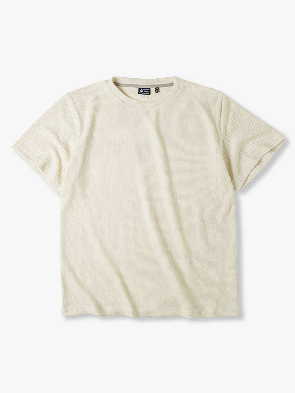 Soft Drape Waffle Knit Short Sleeve T-Shirt