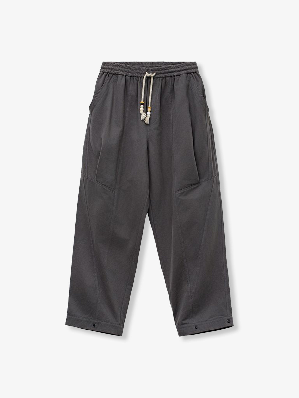 Heavyweight Cotton Wide-Leg Pants