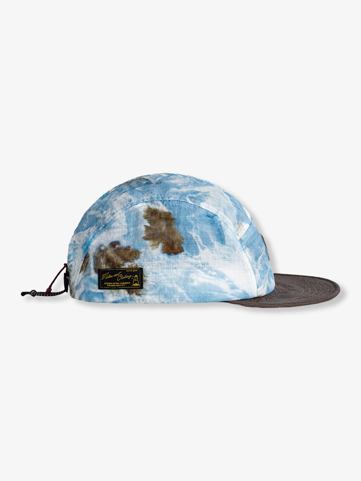 Vintage Ripstop Printed Camp Cap Adjustable Outdoor Hat
