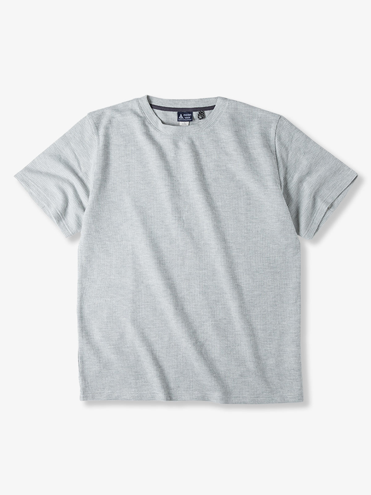 Soft Drape Waffle Knit Short Sleeve T-Shirt