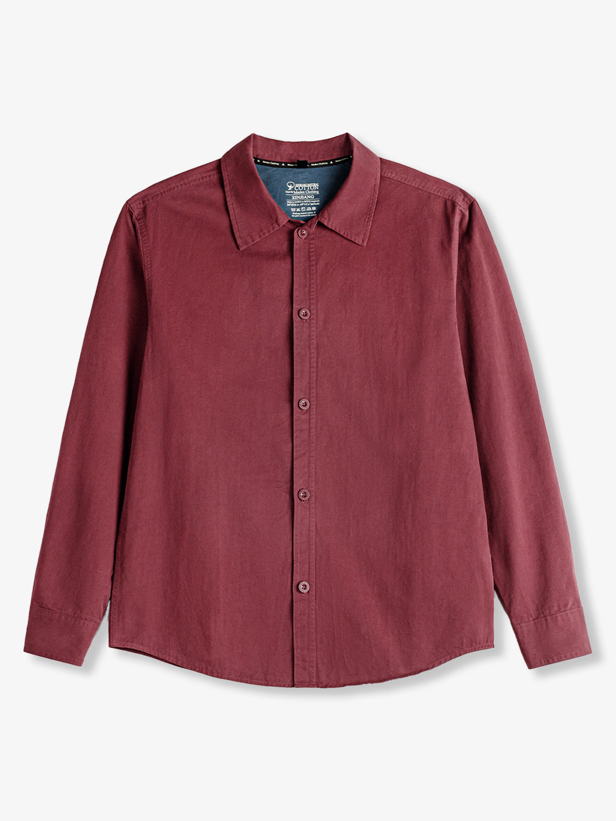 Vintage Washed Cotton Long Sleeve Shirt