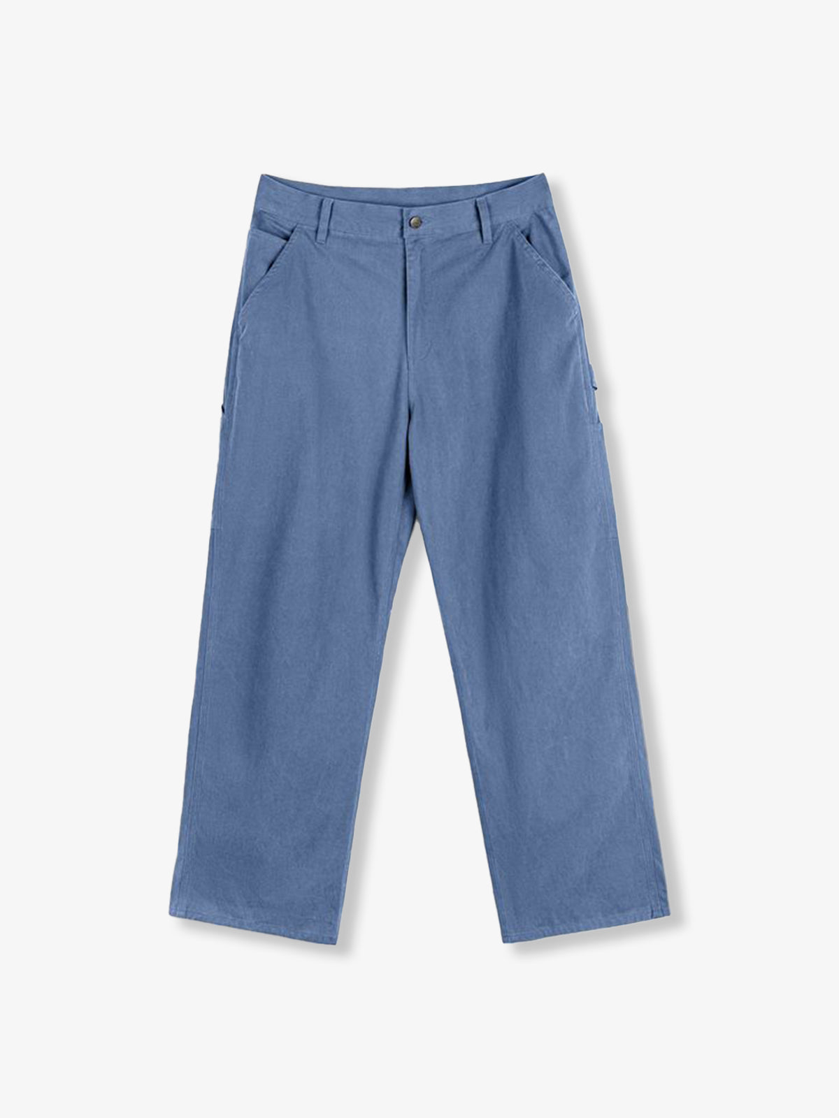 Vintage Washed Straight-Leg Cotton Jeans