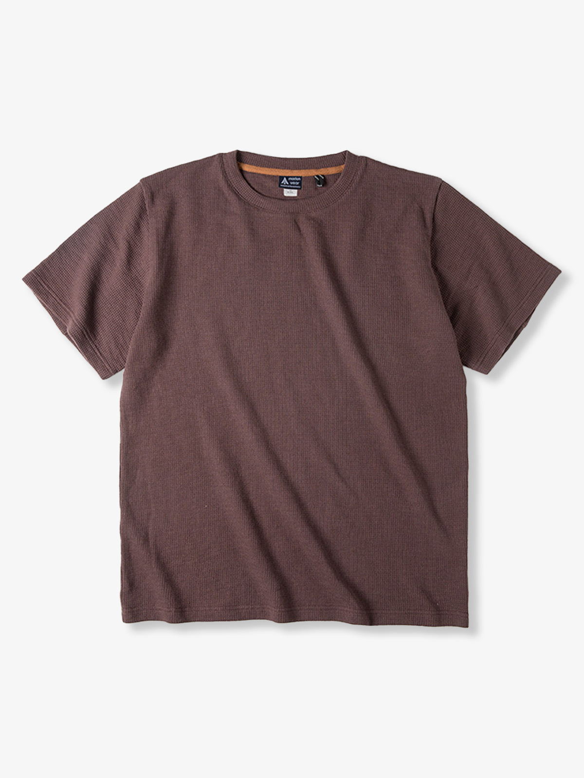 Soft Drape Waffle Knit Short Sleeve T-Shirt