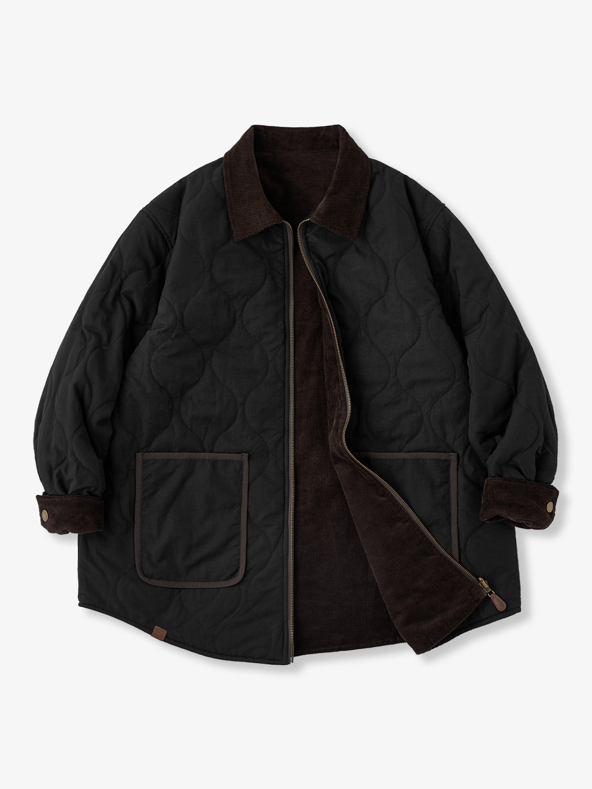 [Pre-Order] Reversible Corduroy and Quilted Jacket