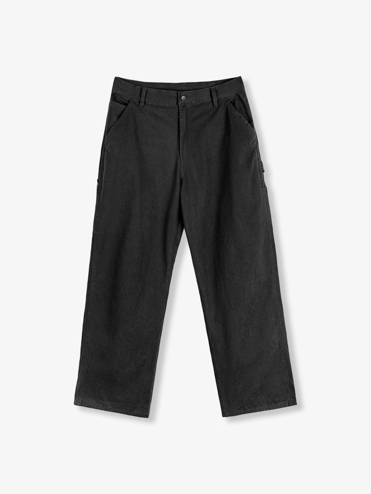 Vintage Washed Straight-Leg Cotton Jeans