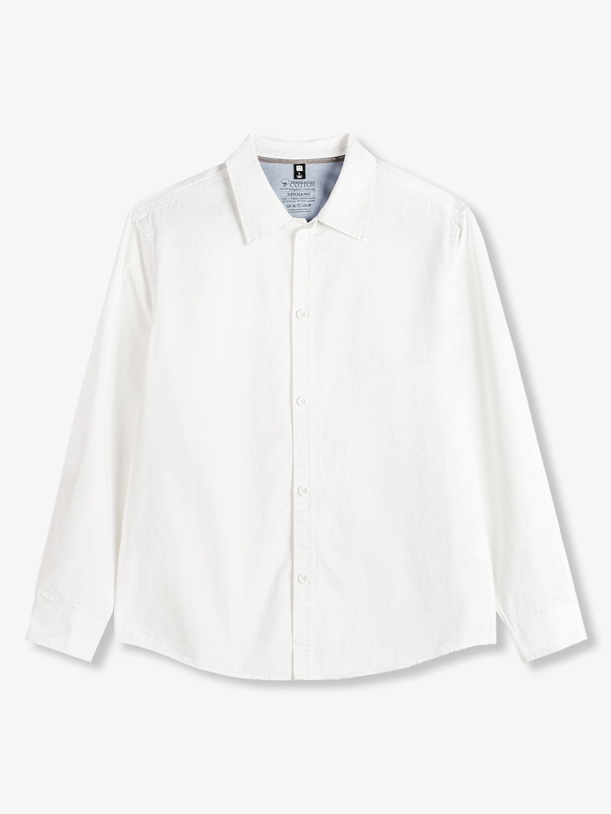 Vintage Washed Cotton Long Sleeve Shirt