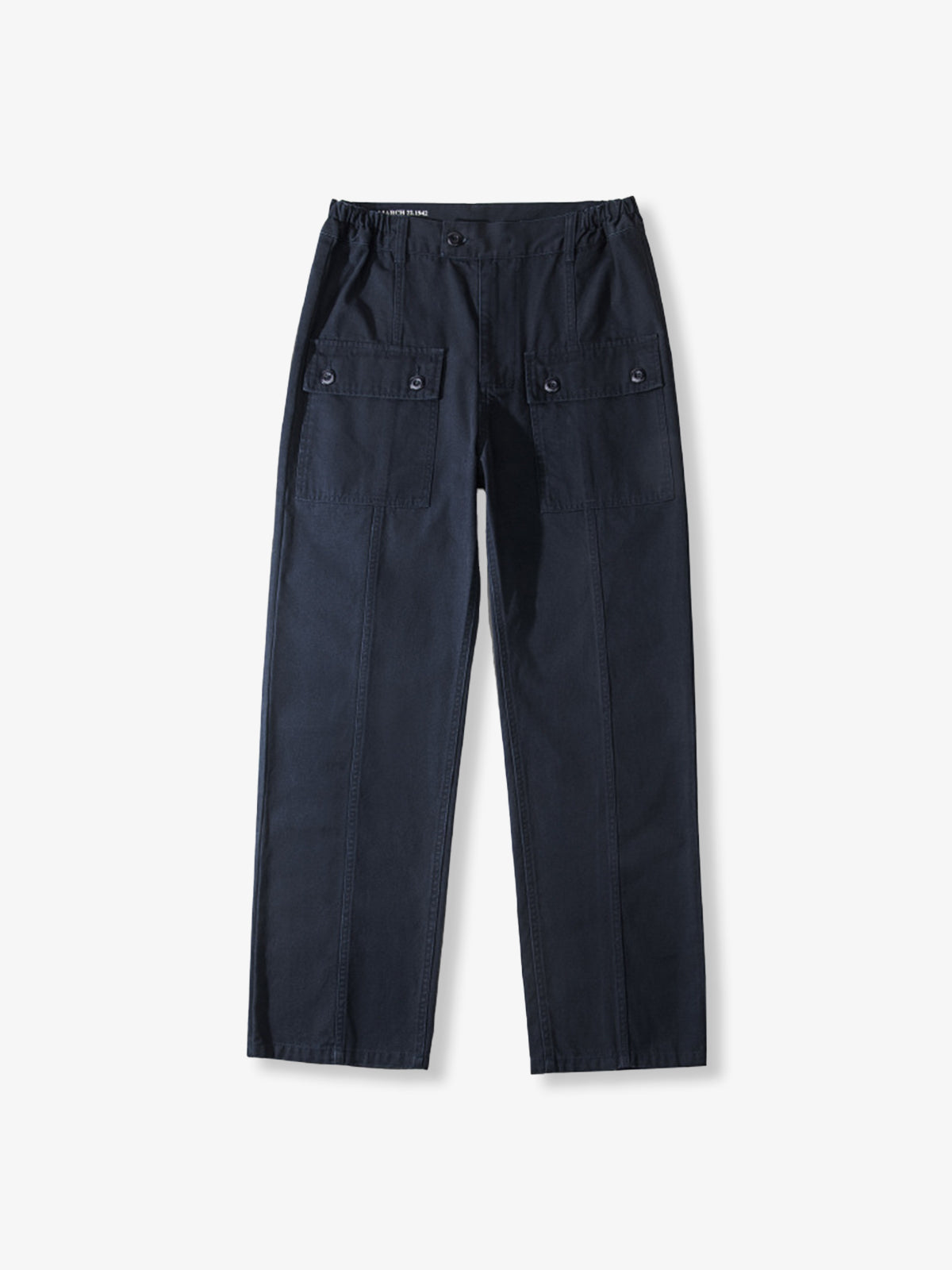 Vintage Military Cargo Pants Cotton Utility Workwear Trousers