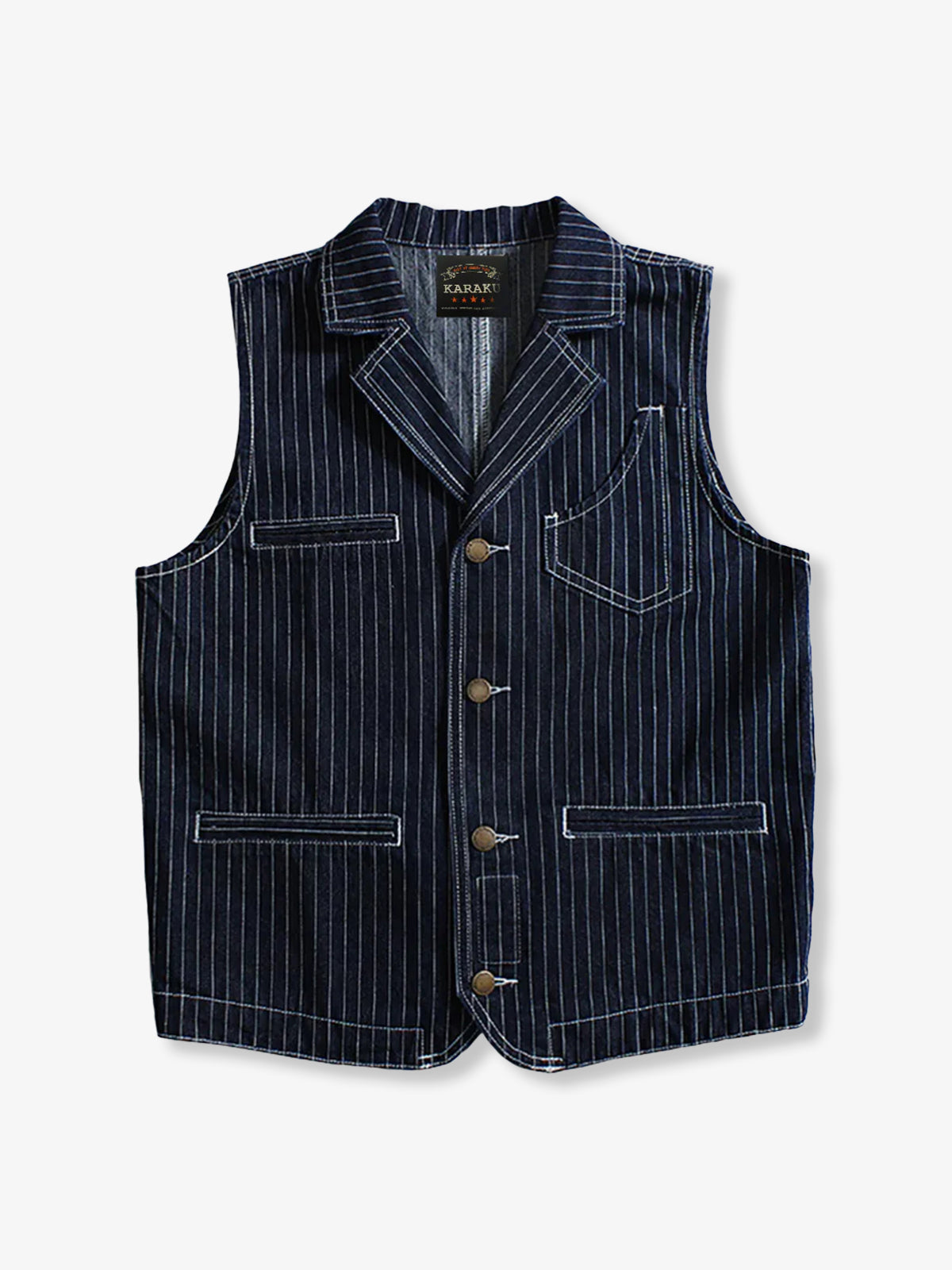 Casual American Style Wabash Work Vest – Karaku