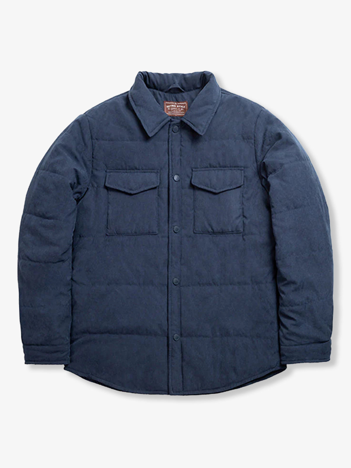 Padded Peach Skin Short Coat