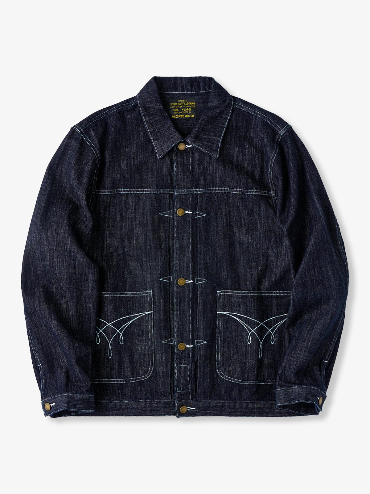 【希少】アメリヴィンテージ　KNIT DOCKING DENIM JACKET All Day Knit Denim Jacket