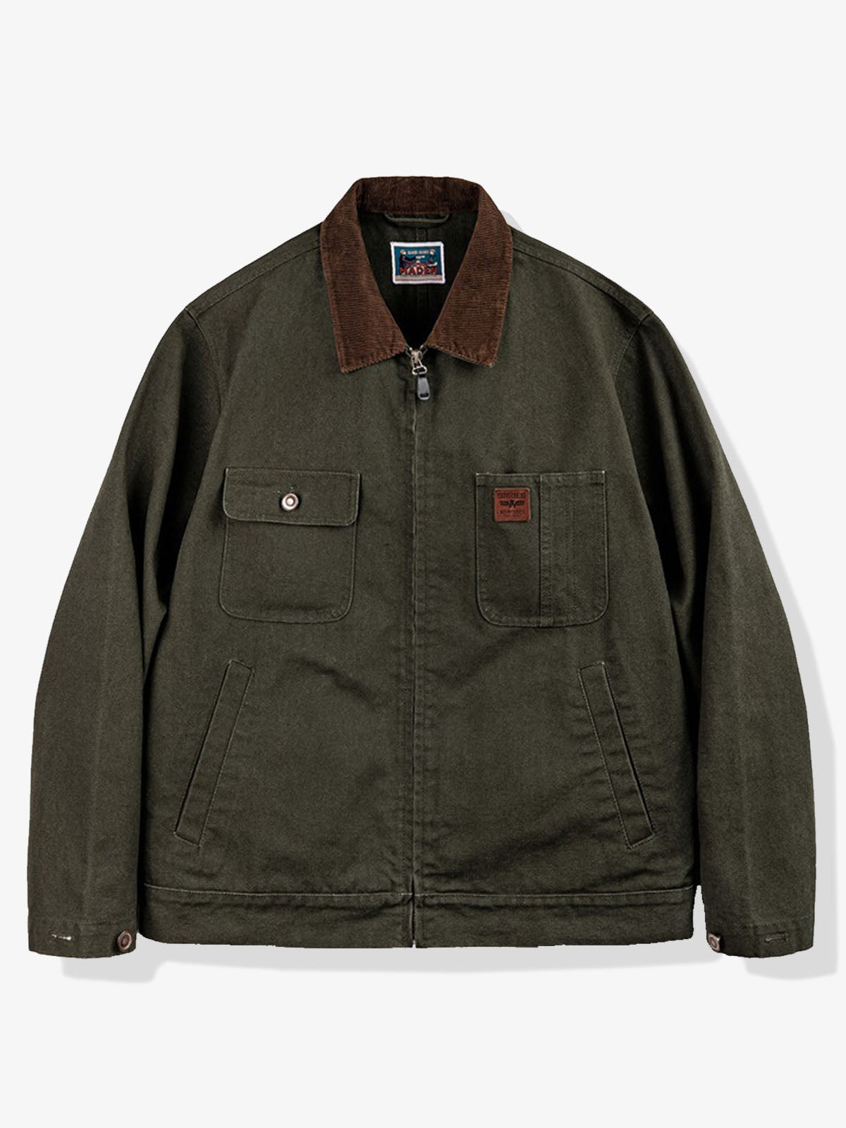 Heavyweight Corduroy Collar Canvas Detroit Jacket
