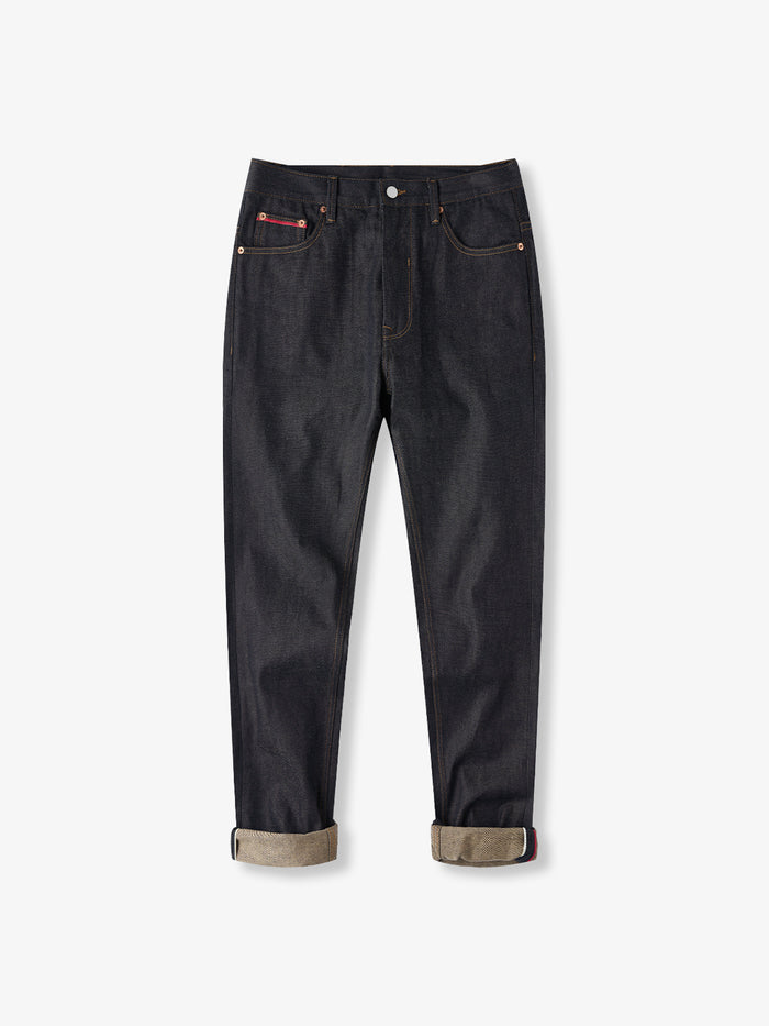 Double Red Selvedge 13.8oz Tapered Jeans