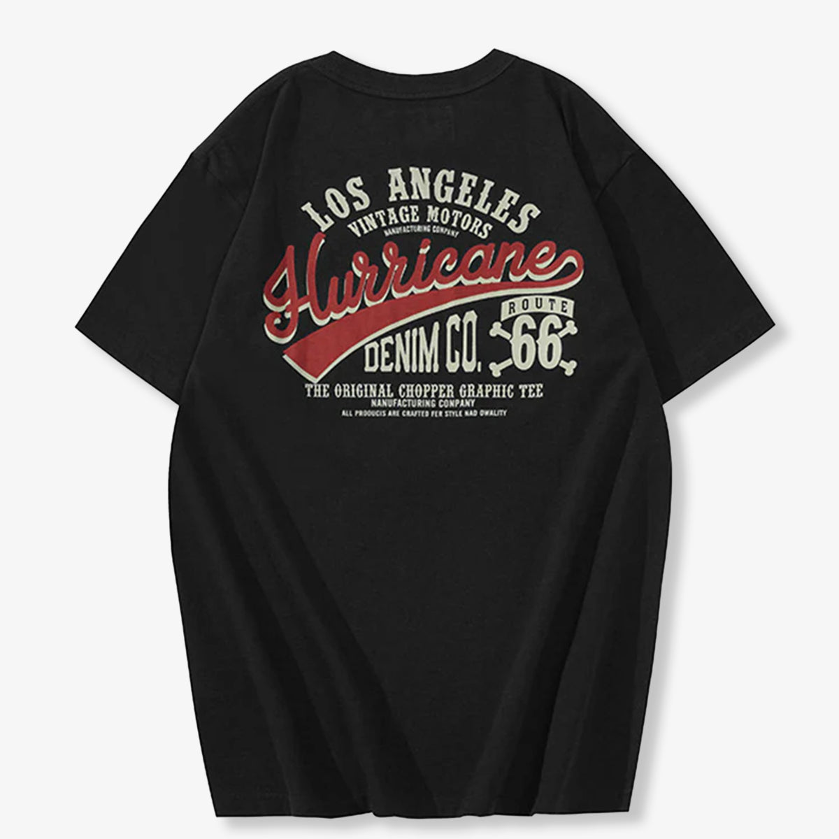 Biker Classic American Lettering T-Shirt – Karaku