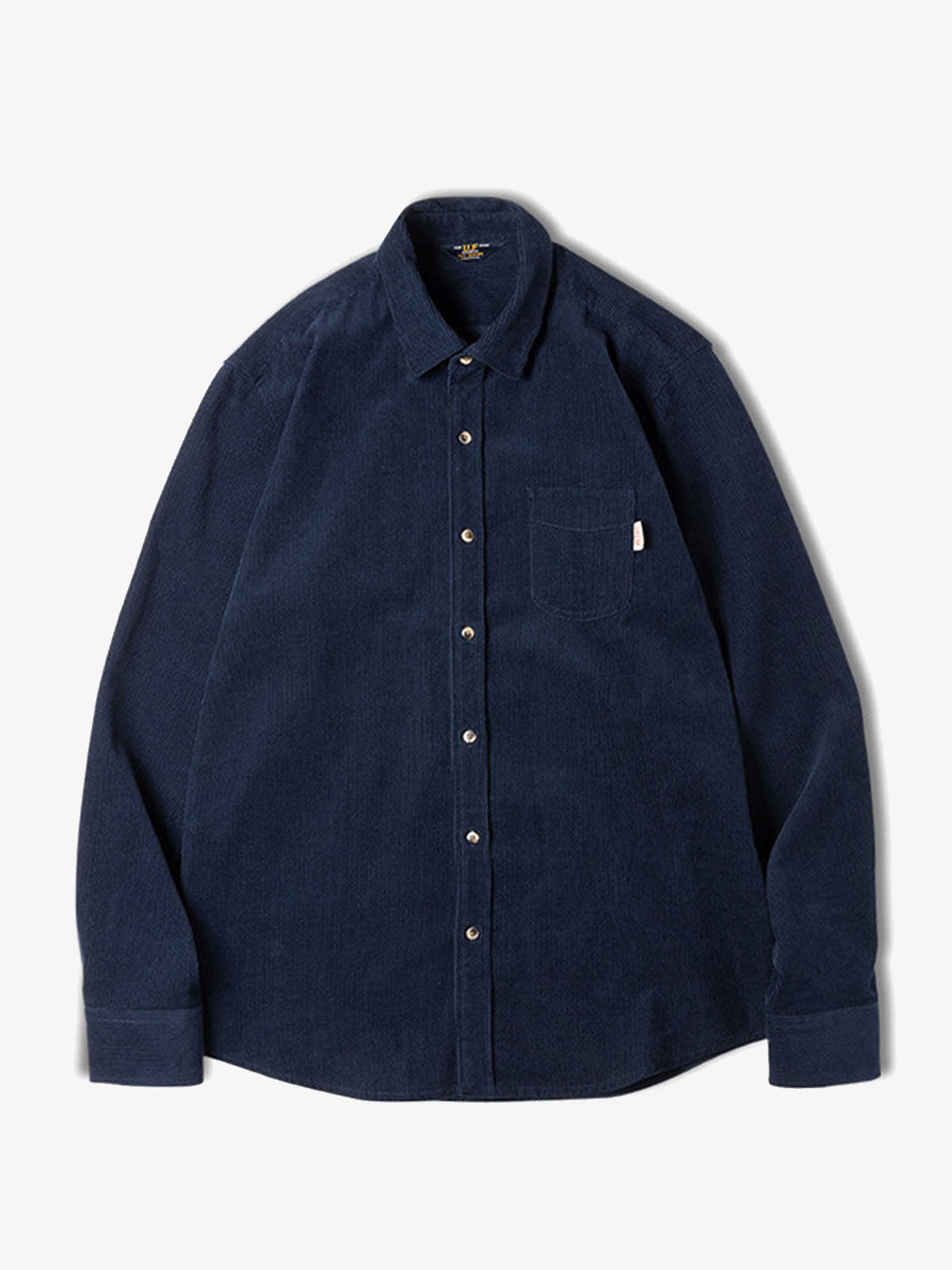 Solid Color Corduroy Work Shirt