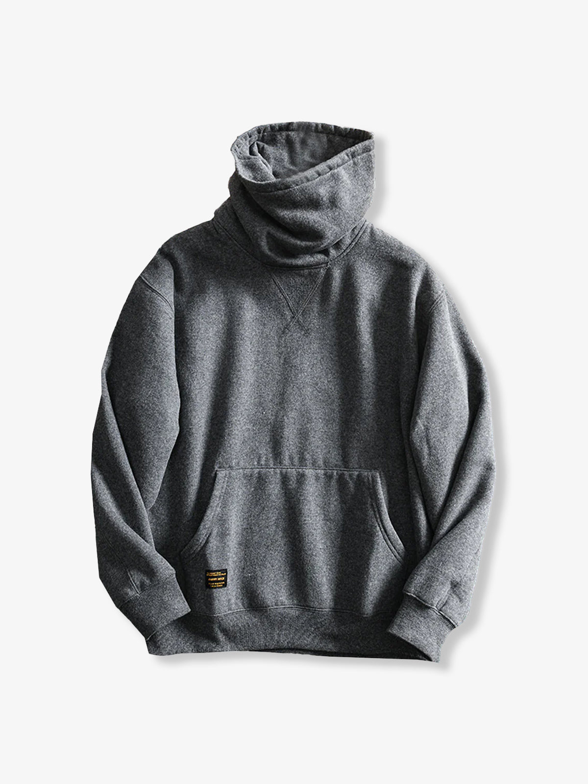 Fleece-Lined Turtleneck V-Gusset Sweatshirt – Karaku