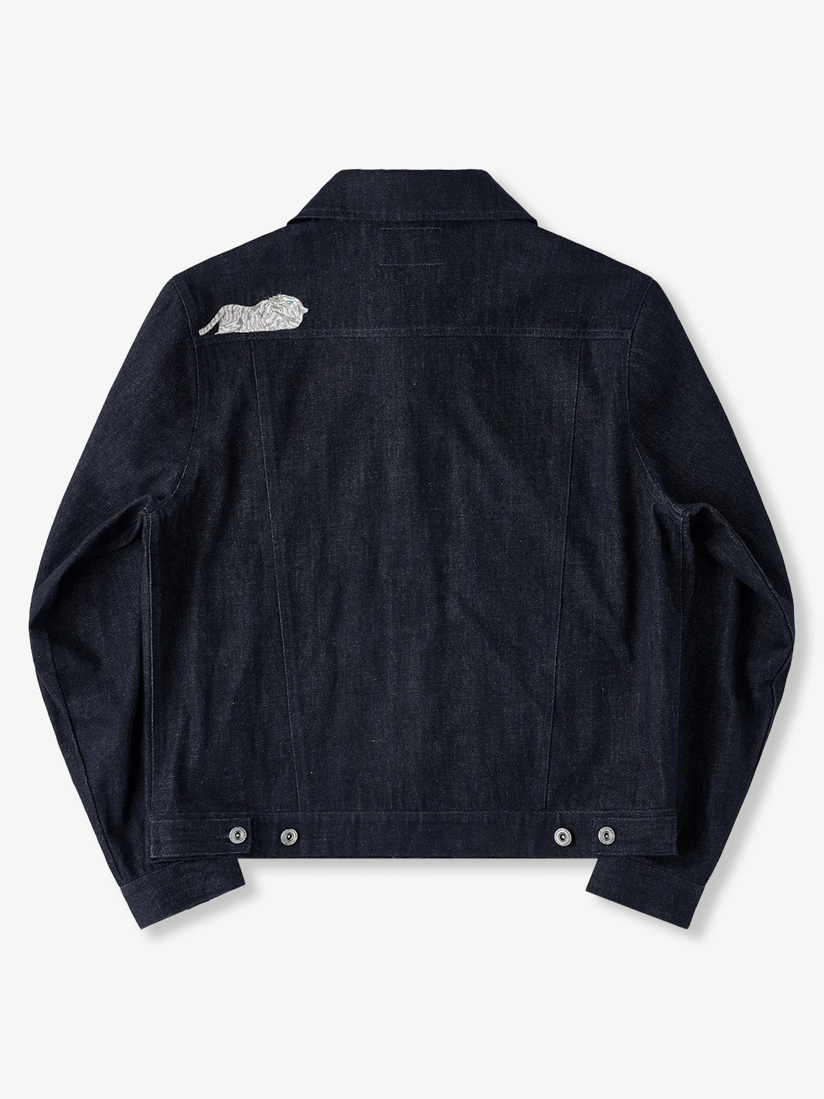 black denim tailored jacket 羽織 半纏 black denim tailored jacket 羽織 半纏