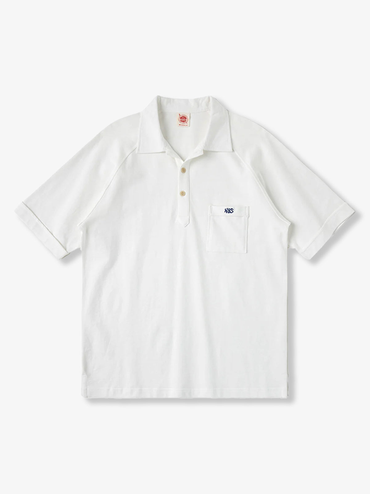 Point d'Or Piqué Cotton Raglan Sleeve Polo Shirt