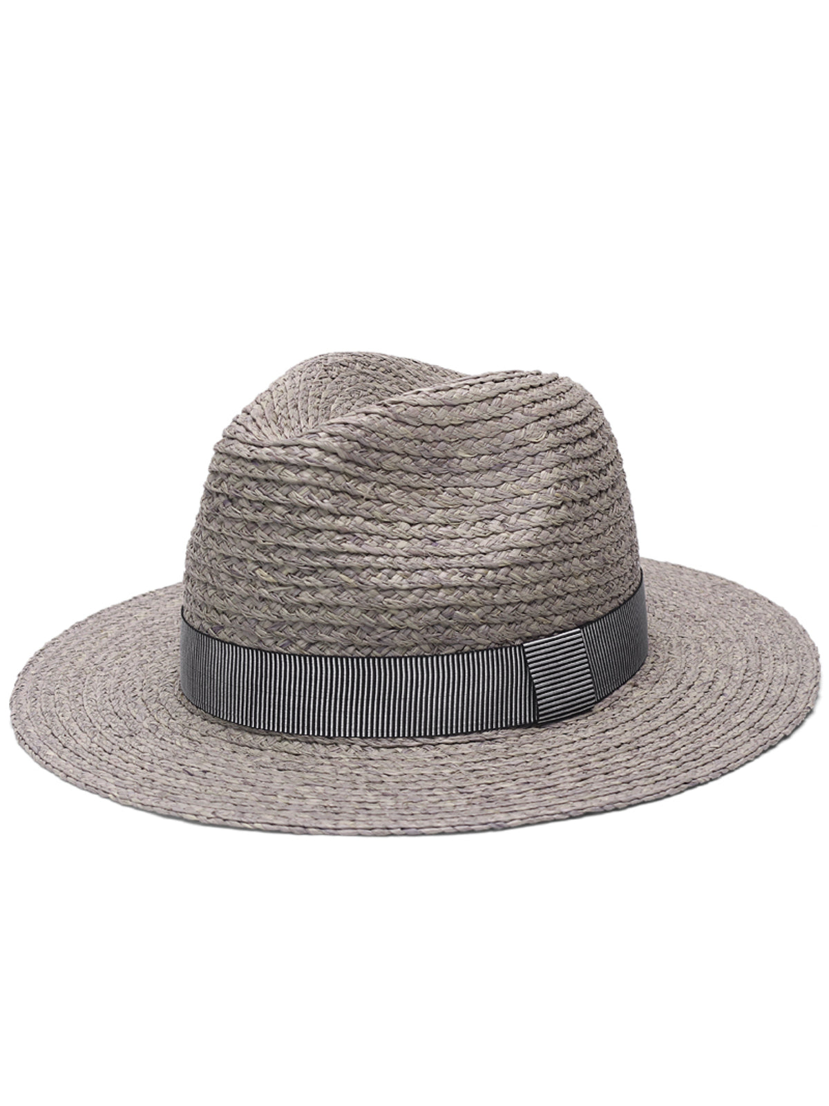 Handmade Curled Brim Jazz Straw Hat